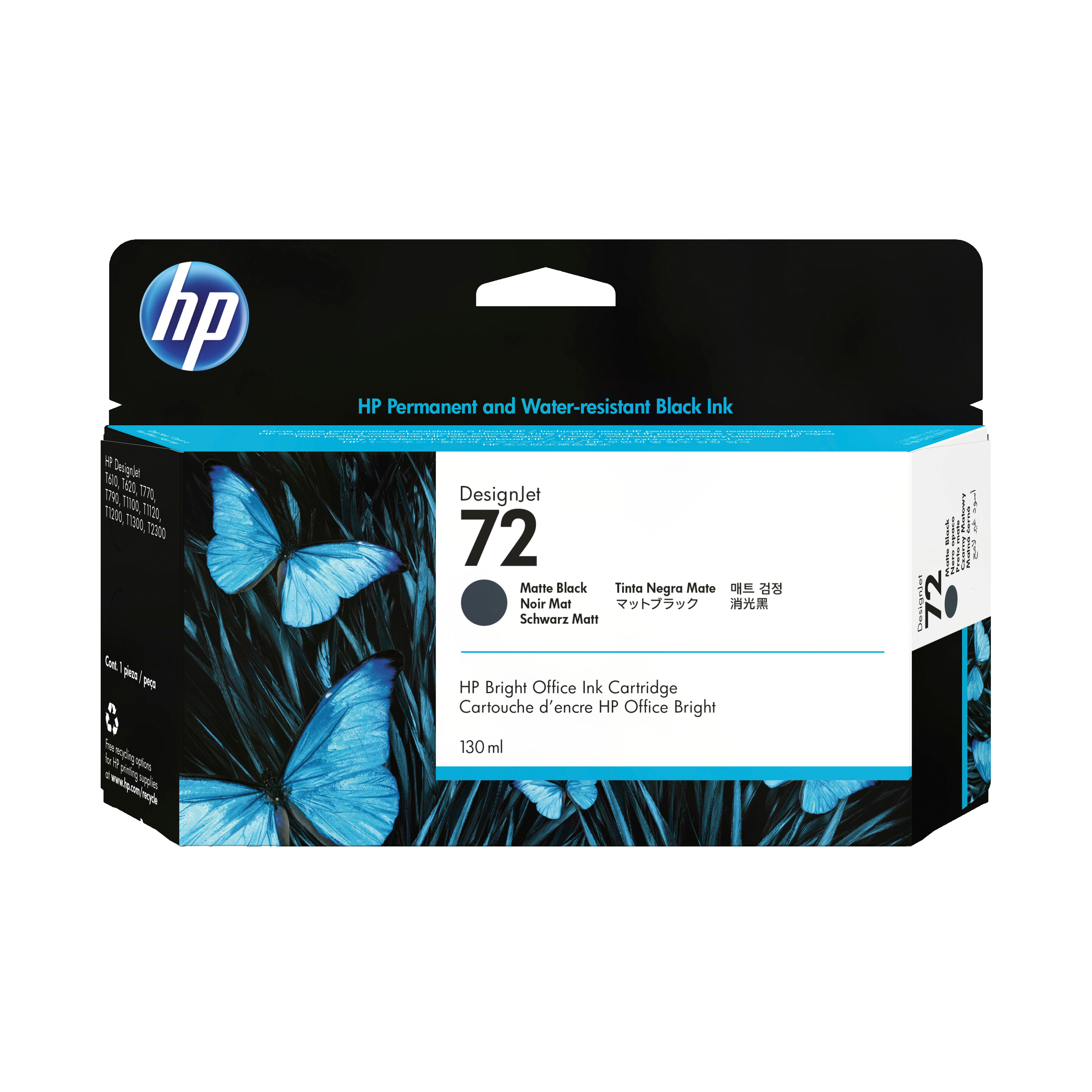 HP DesignJet 72 Tintenpatrone Mattschwarz