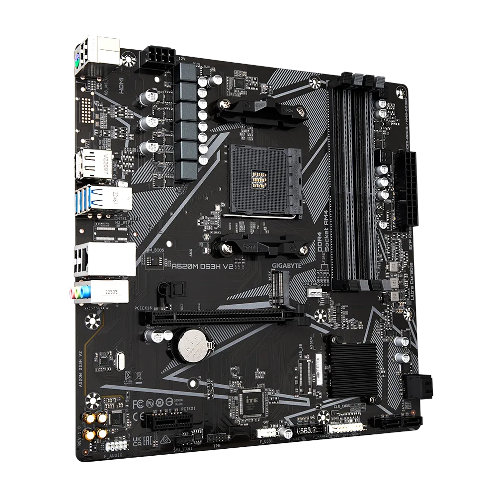 Gigabyte A520M DS3H V2 Motherboard micro ATX AM4