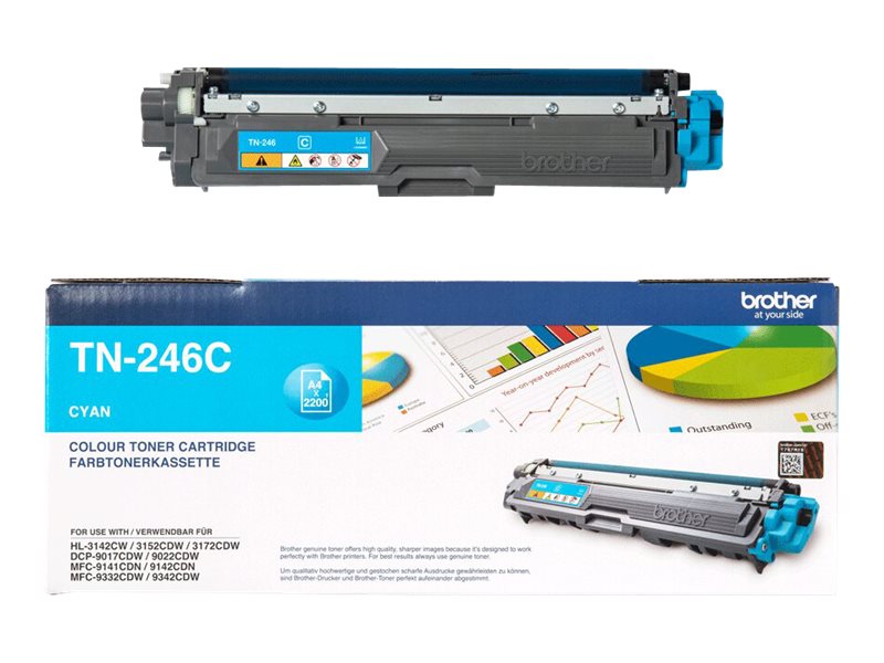 Brother TN-246C Tonerpatrone Cyan