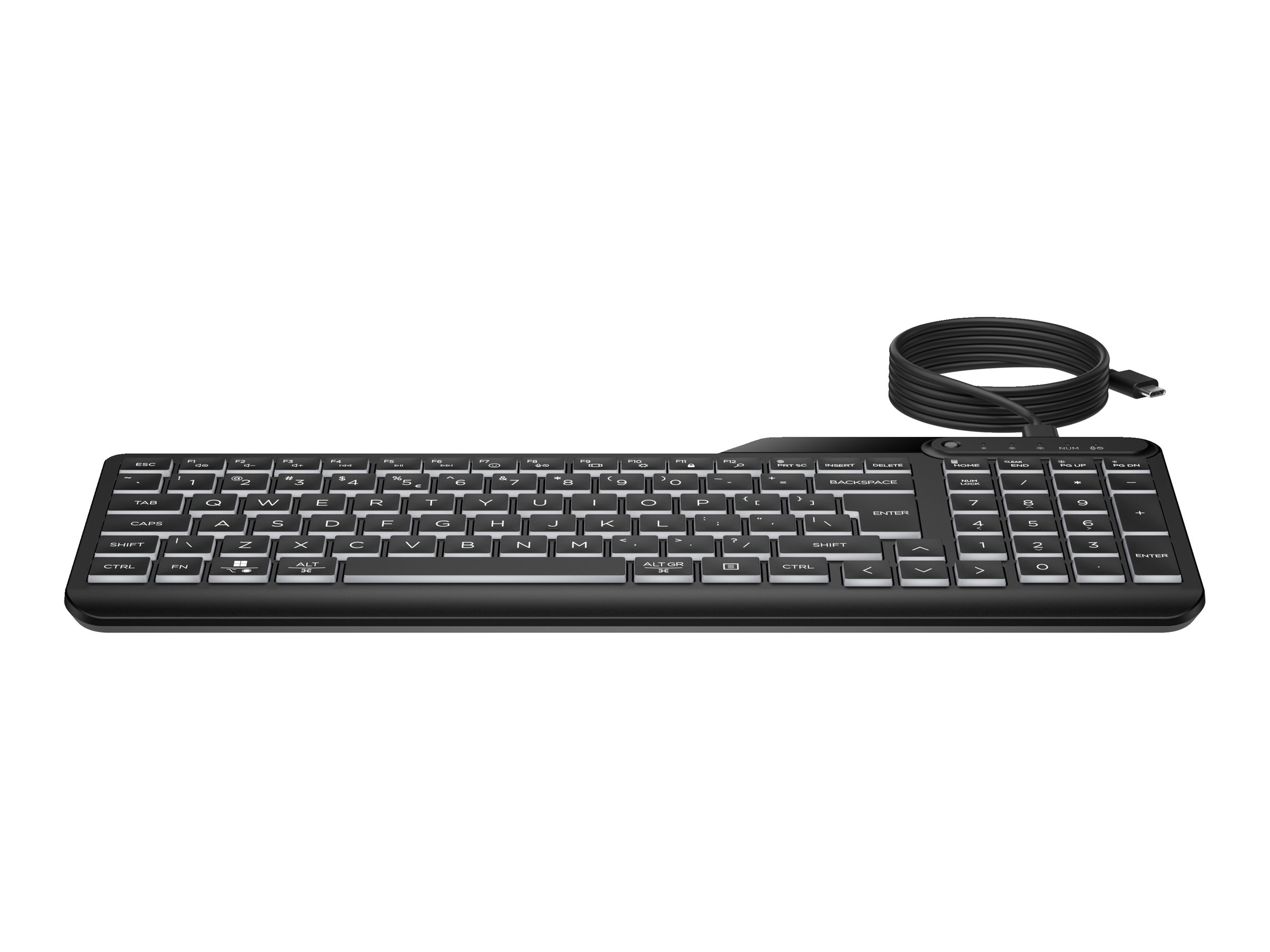 HP 400 Tastatur Multi-Device kompakt Schwarz