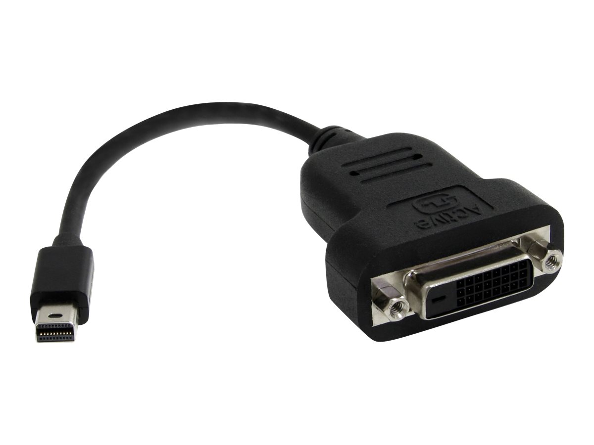 STARTECHCOM Aktiver Mini DisplayPort auf DVI Adapter mDP zu DVI SteckerBuchse Konverter 1920x1200