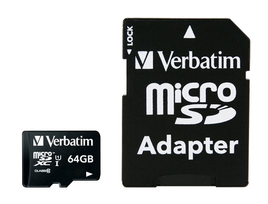 Verbatim Premium microSDXC 64GB UHS-I Class 10 mit SD-Adapter