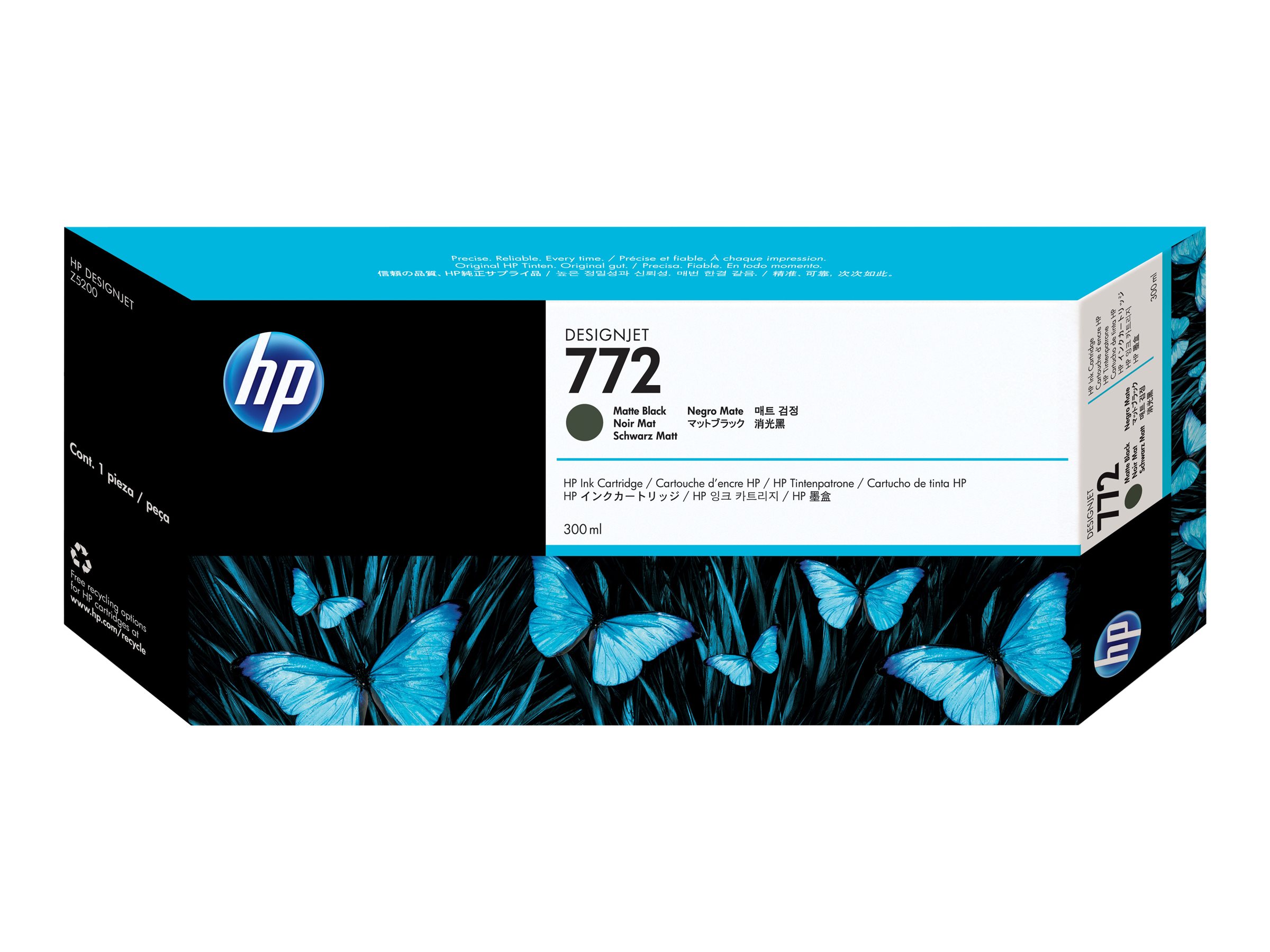 HP 772 DesignJet 300 ml Mattschwarz