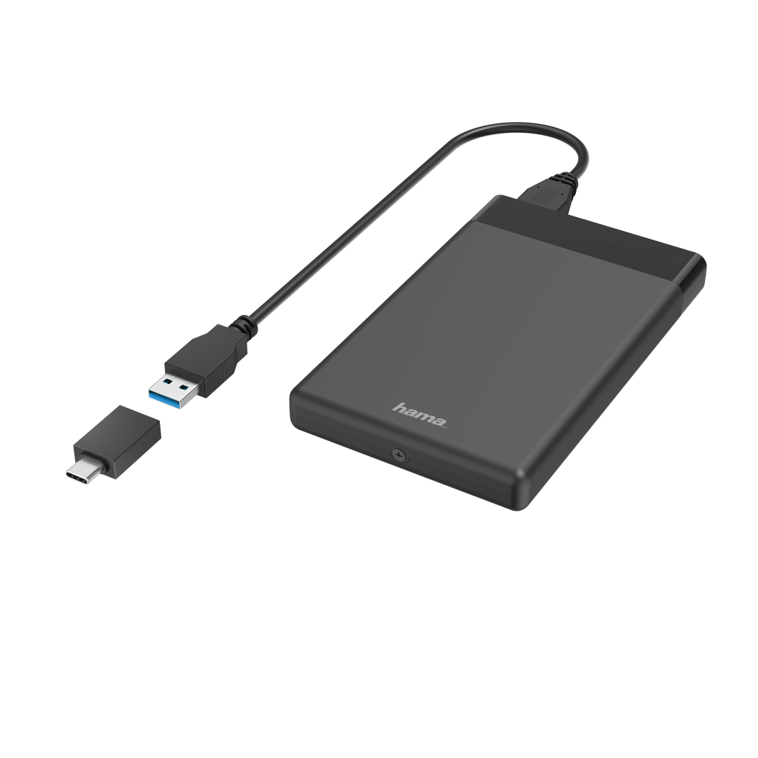 Hama Speichergehäuse IB-233U3-B 2.5 Zoll SATA USB 3.2