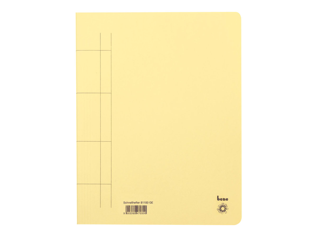 Bene Schnellhefter gelb DIN A4 250 Blatt