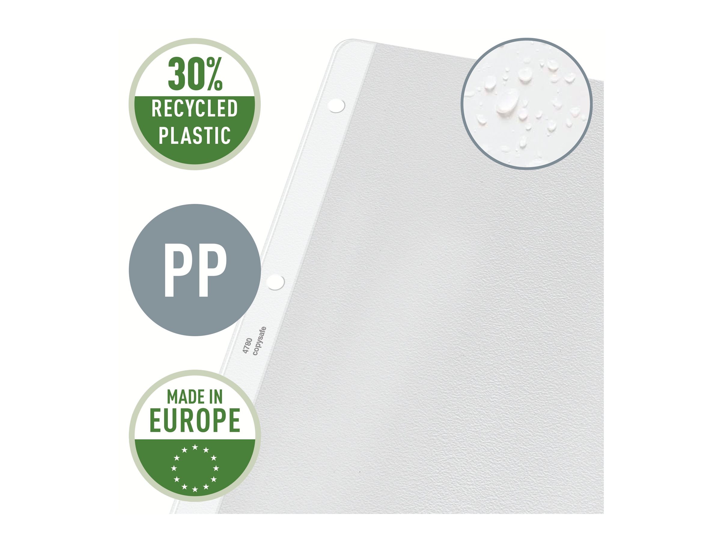 Esselte Leitz Prospekthüllen 4780 A4 transparent