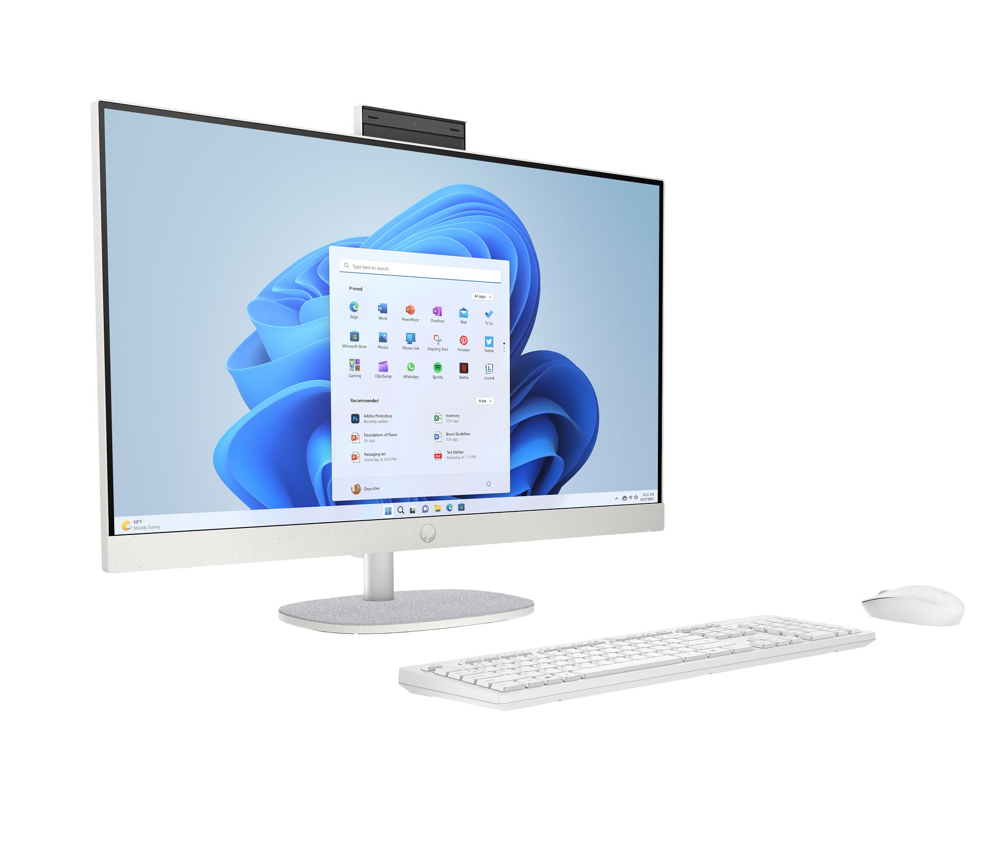 HP All-in-One 27-cr0006ng 27 Zoll Ryzen 7 7730U 16 GB RAM 1 TB SSD