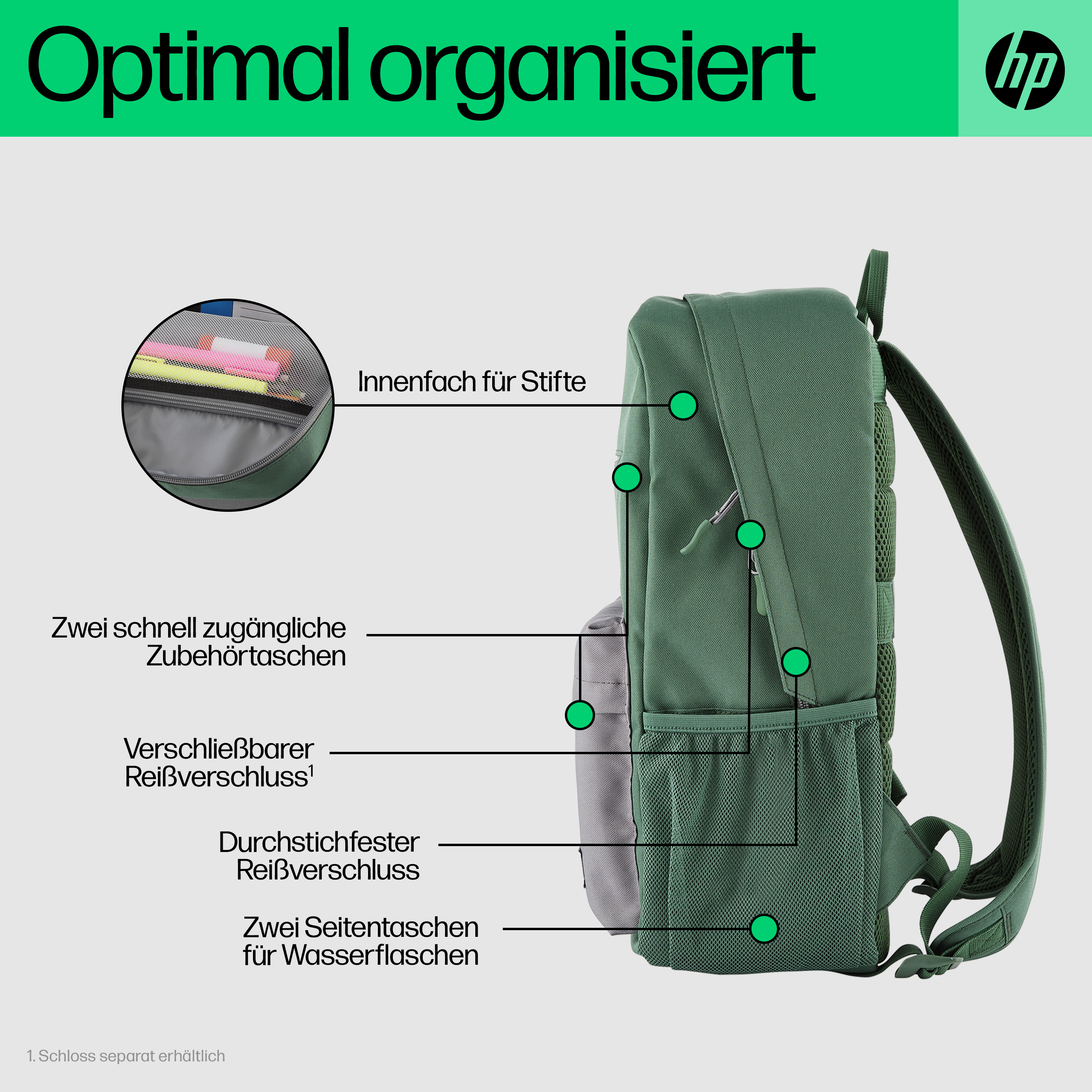 HP Campus Notebook-Rucksack