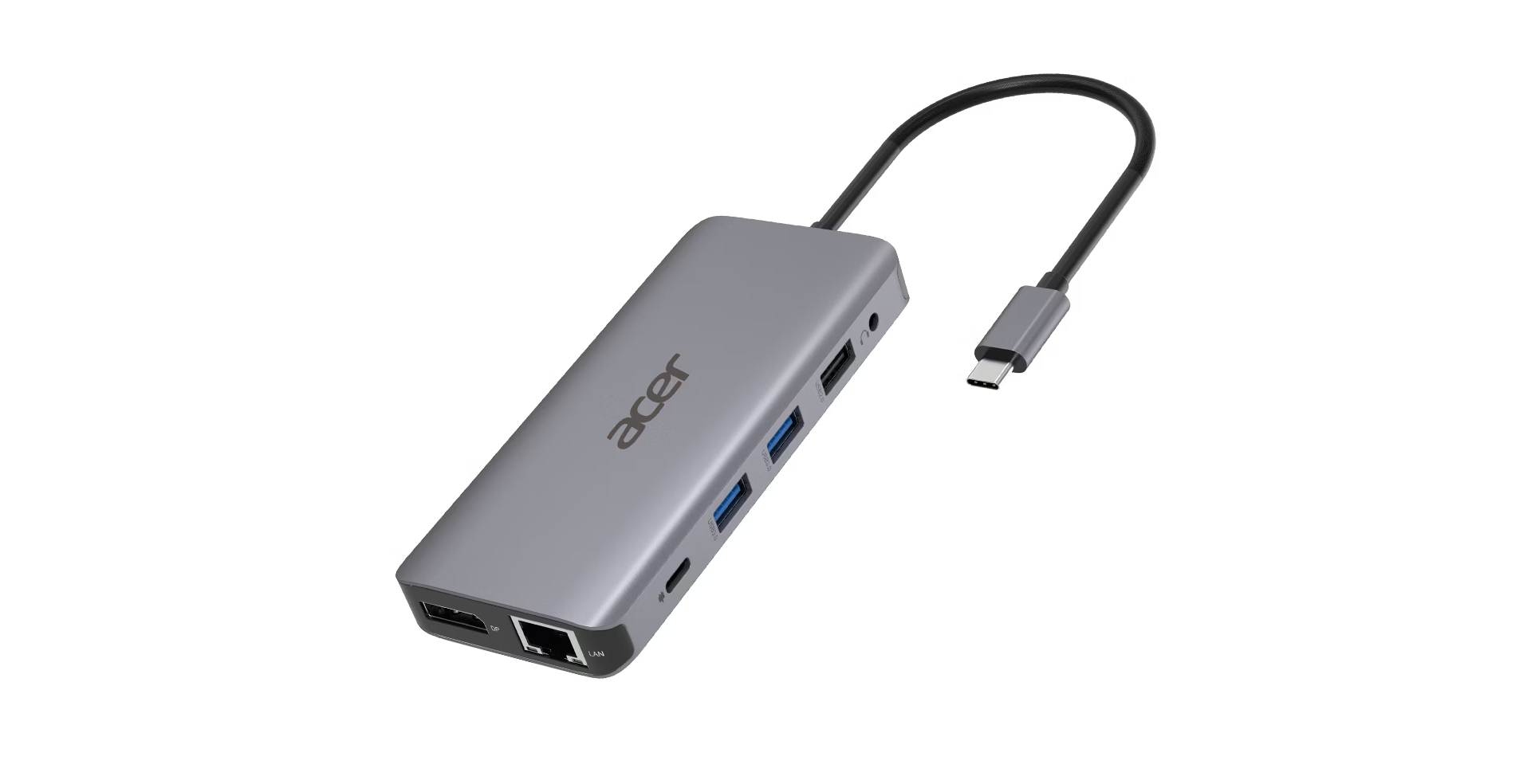 Acer 12-In-1 Type-C Adapter 2xUSB3.2 2xUSB2.0 1xDP