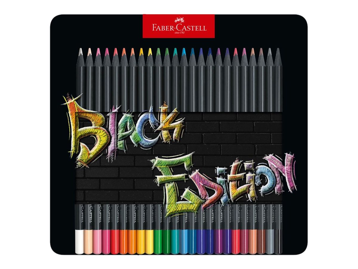Faber-Castell Black Edition Buntstifte 24