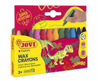 Jovi Wax Crayons Jumbo farbsortiert 12 Stück