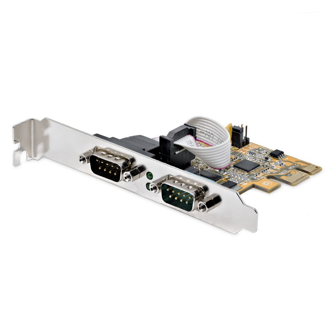 StarTech.com 2-Port PCIe Serielle Schnittstellenkarte RS232