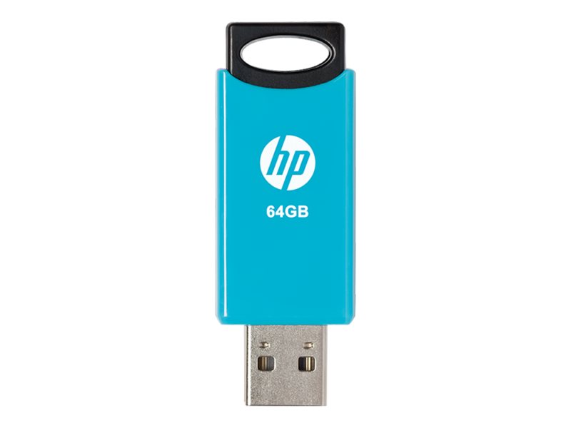 HP v212w USB-Stick 64 GB USB 2.0 Schwarz/Blau