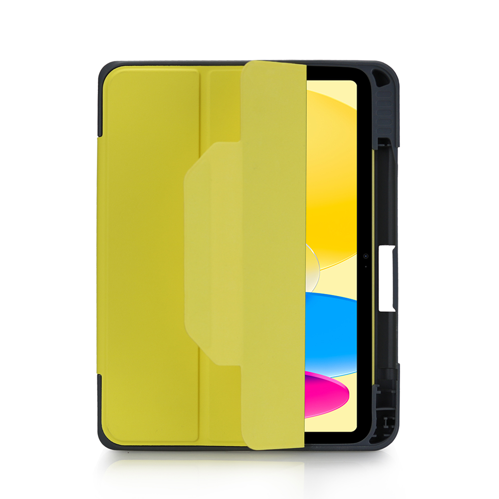 DEQSTER MAX Flip-Hülle Tablet Apple iPad 10. Gen Gelb