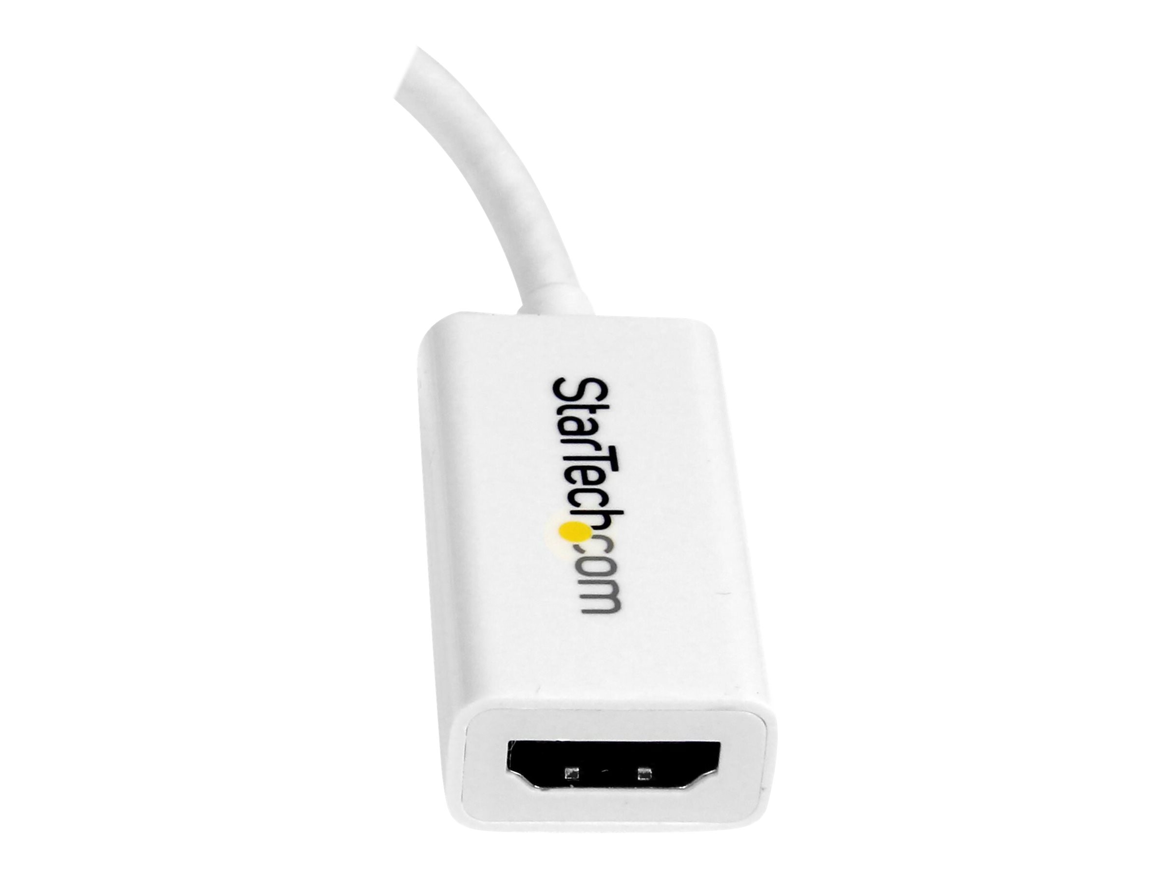 StarTech Mini DisplayPort auf HDMI Adapter 4K 30Hz Aktiv Weiß