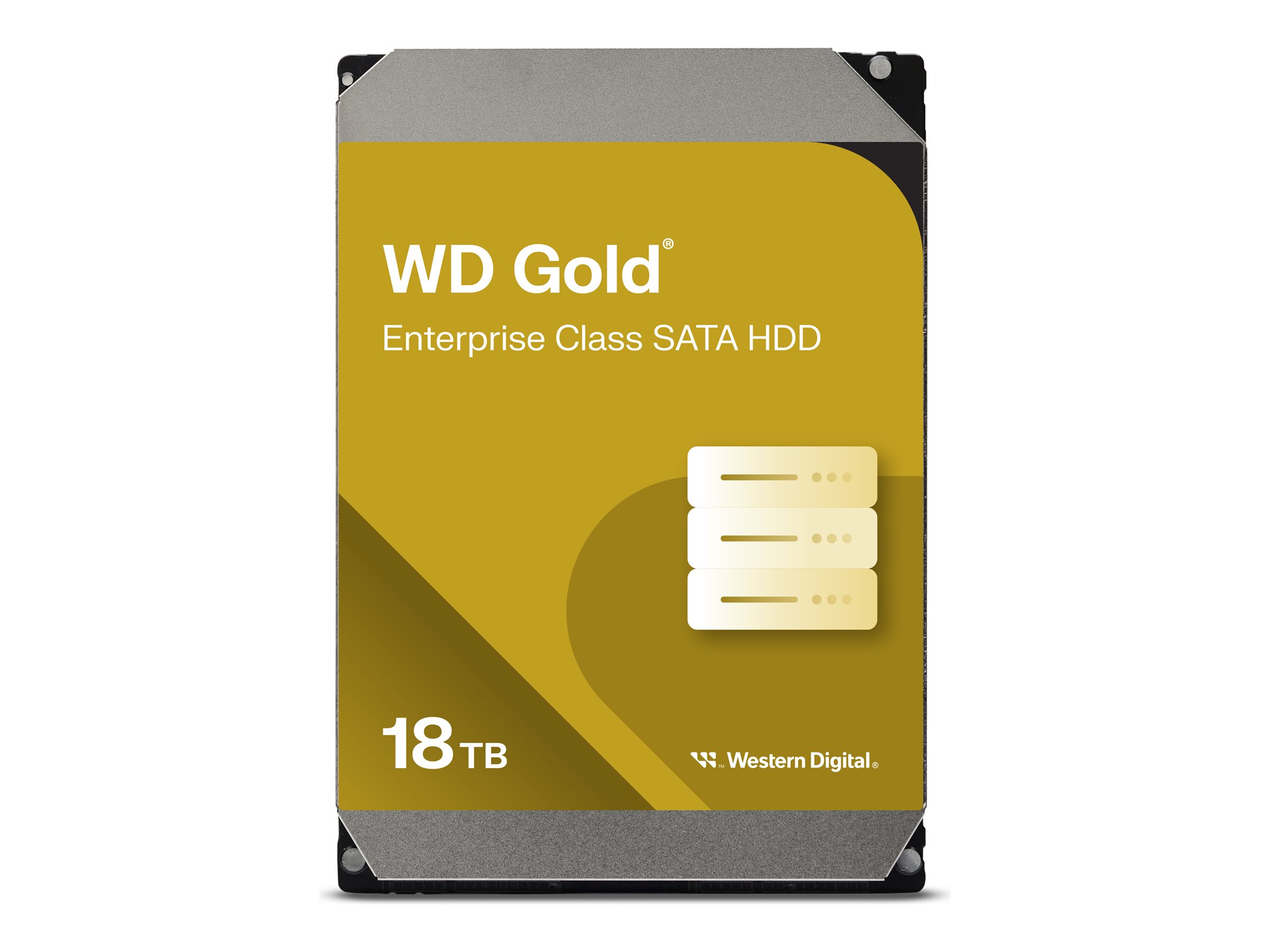 WD Gold 18TB HDD 7200rpm 6Gbs sATA 512MB cache 8,9cm 3,5Zoll intern RoHS compliant Enterprise Bulk
