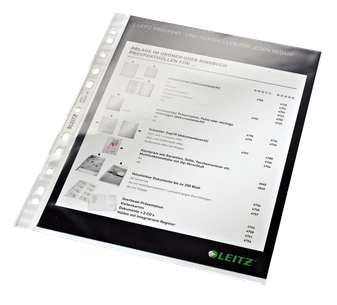 Esselte Leitz Prospekthüllen 4770 DIN A4 Glasklar 0,08 mm