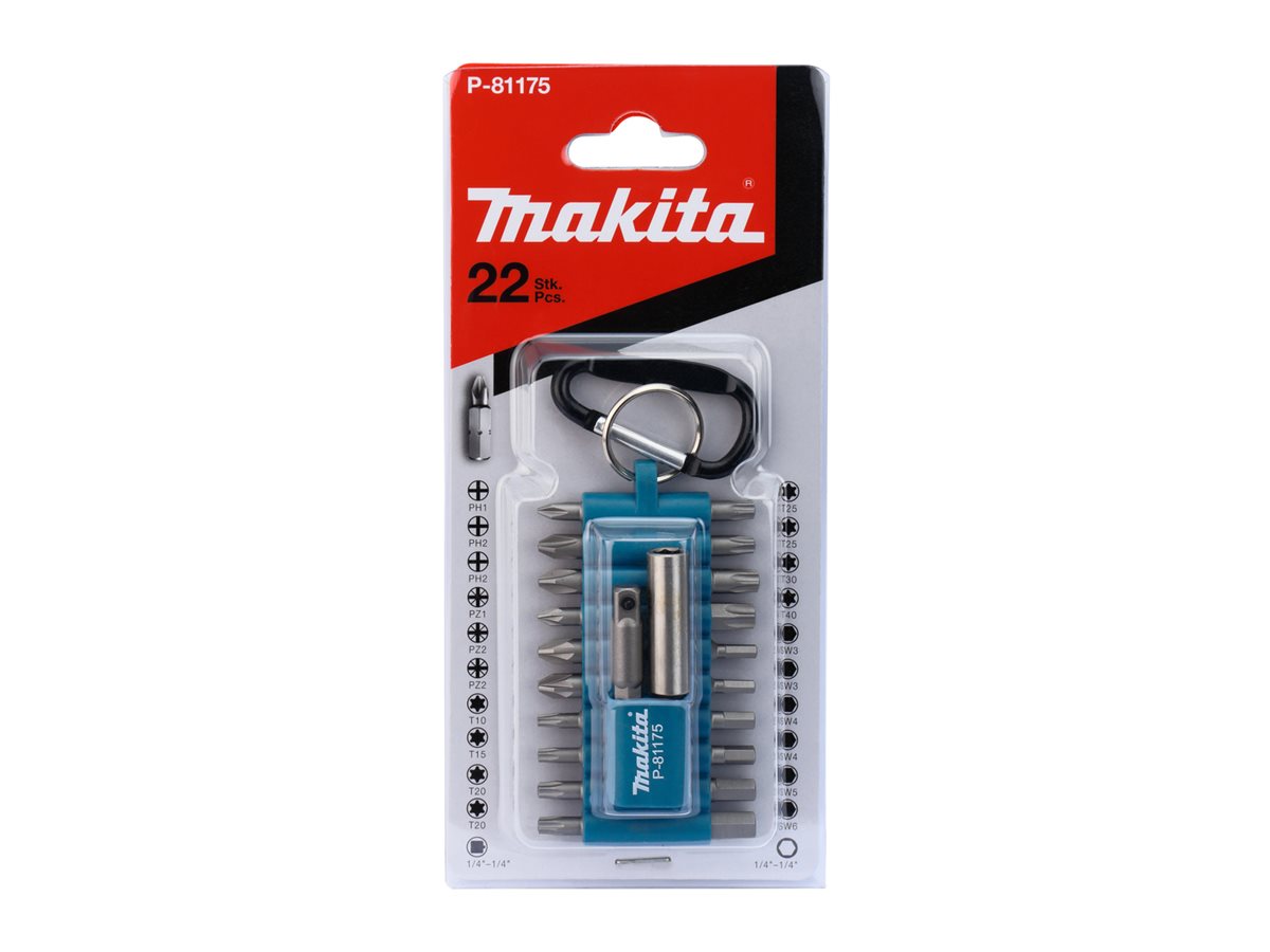 Makita Schraubenzieher‑Satz P-81175 22 Stück