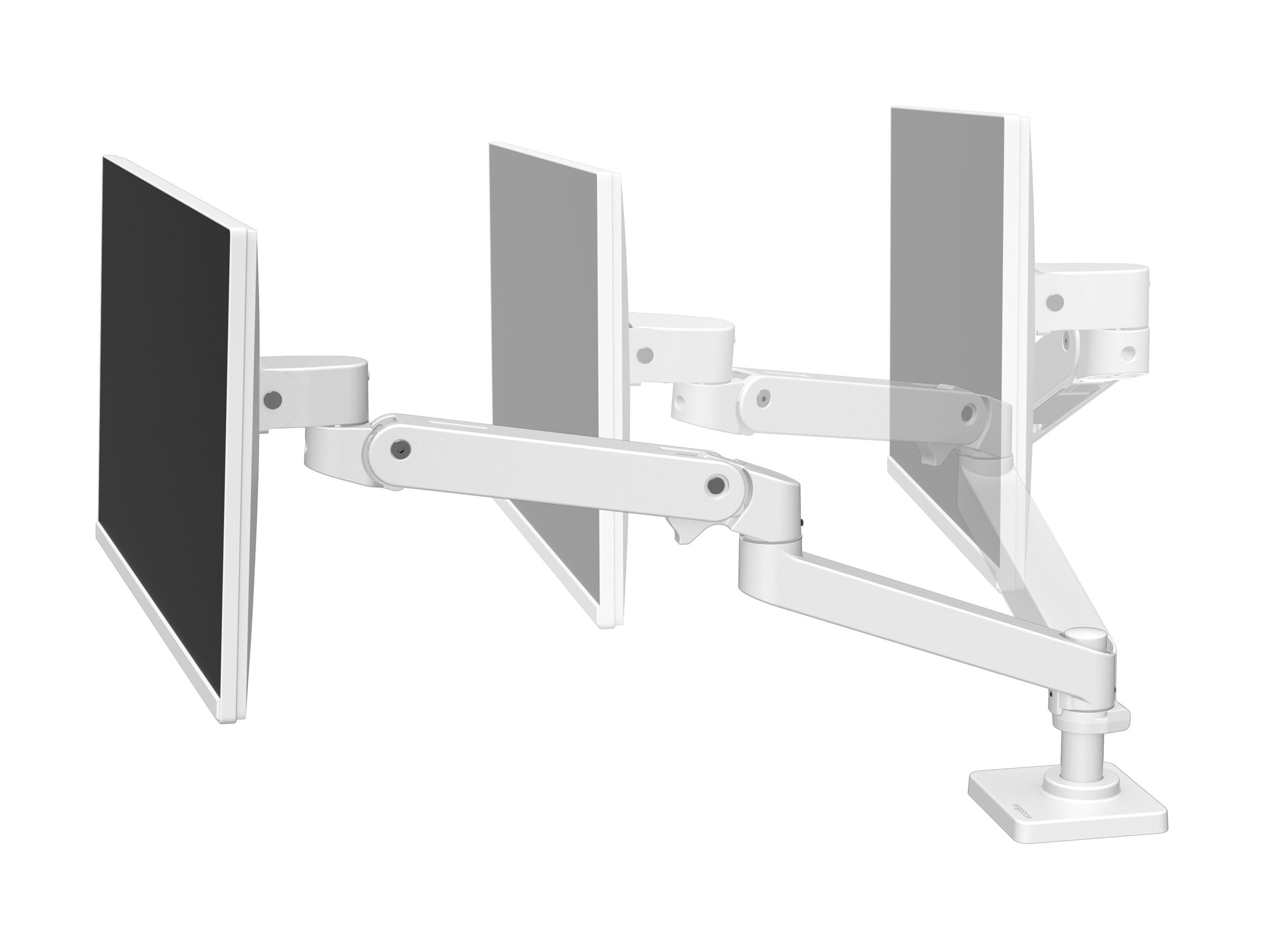 Ergotron LX Pro Monitorarm Aluminium Weiß