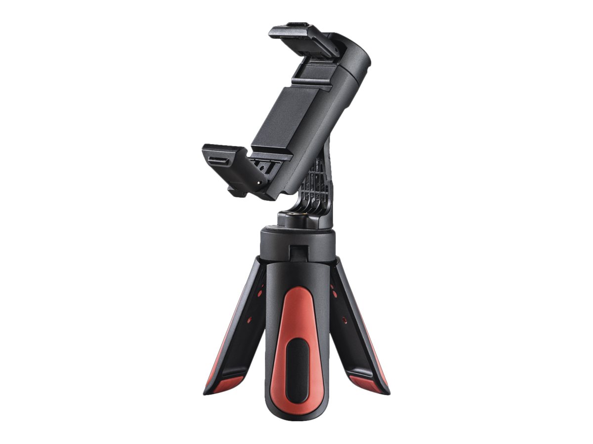 Hama Pocket II Rotation Ministativ schwarz rot