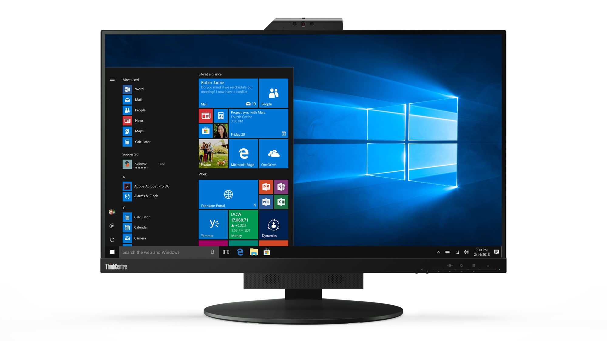 Lenovo ThinkCentre Tiny-in-One 27 LED-Monitor