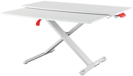 Leitz Ergo Cosy Schreibtischaufsatz mit Ablage Grau