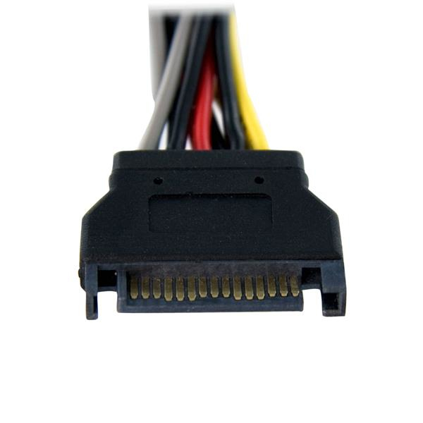 StarTech.com SATA Y-Stromkabel (15pin) 1x Stecker 2x Buchse
