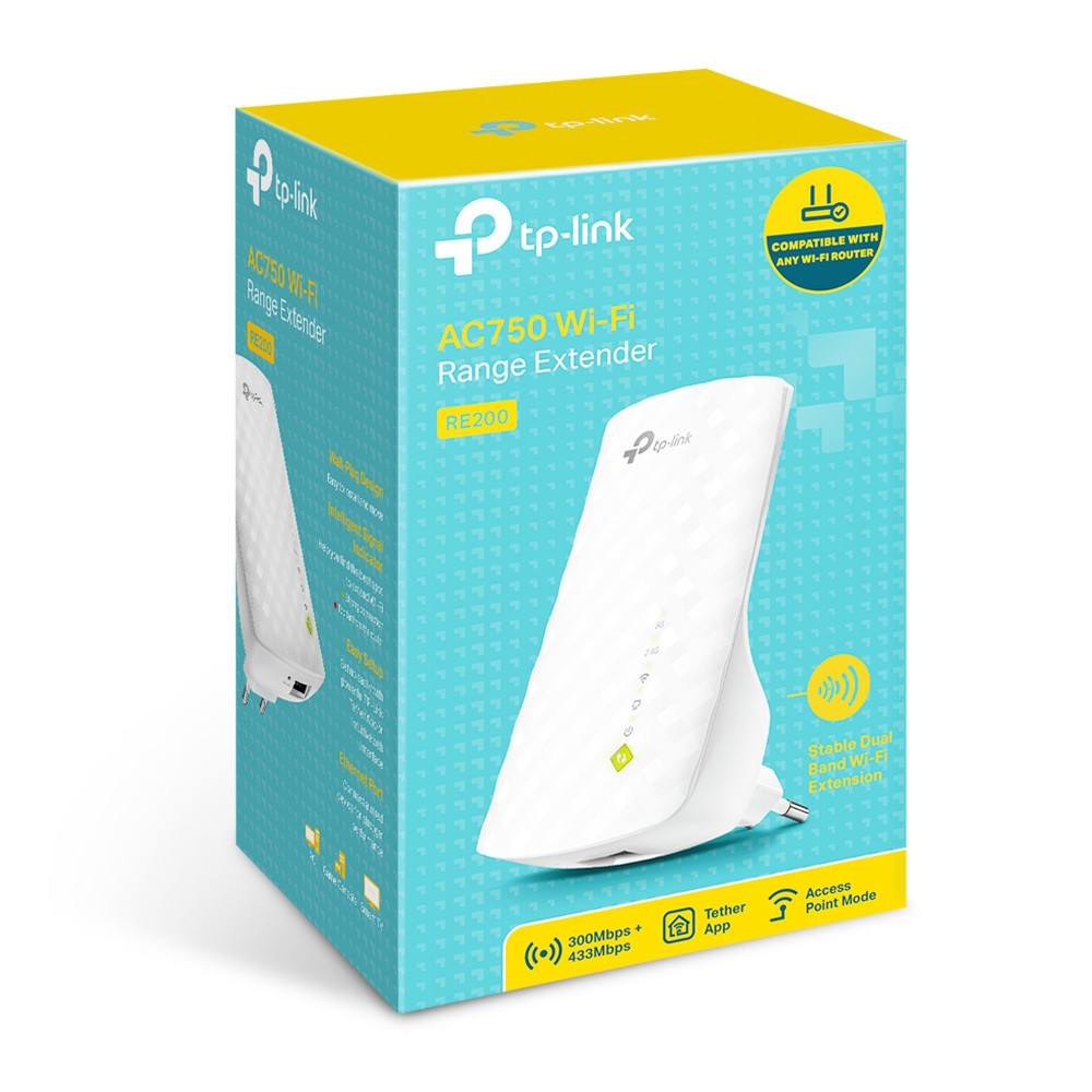 TP-LINK RE200 - Wi-Fi 5 Range-Extender