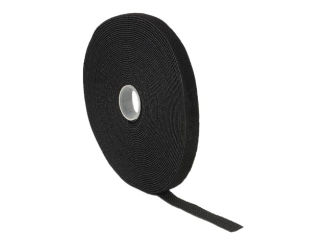 Delock Klettband auf Rolle L 10 m x B 13 mm schwarz