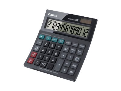 Canon AS-220RTS Tischrechner schwarz