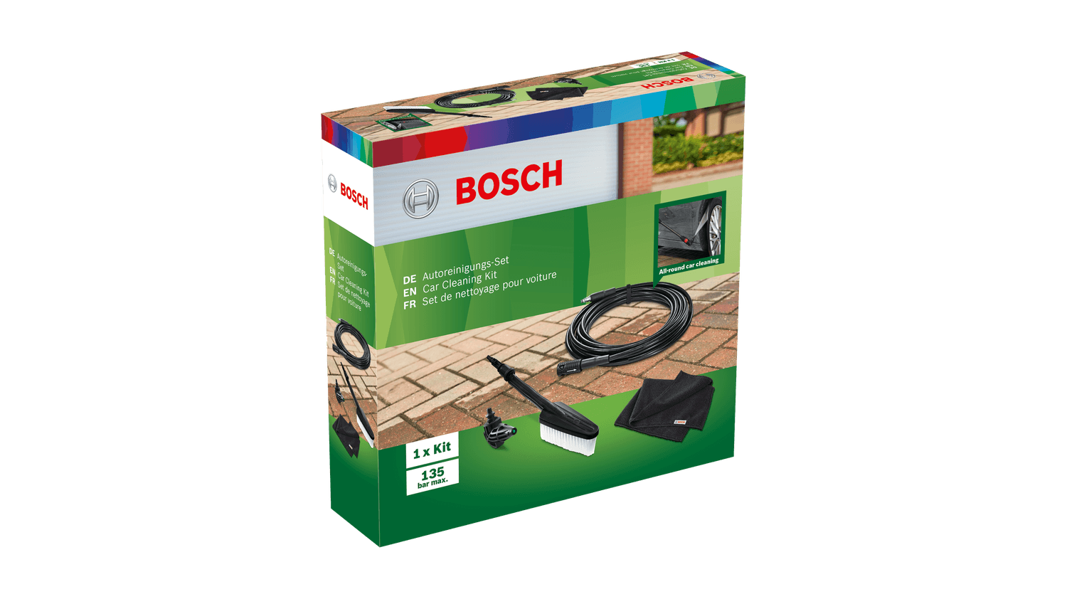 Bosch Autoreinigungsset Dachrinnen- und Rohrreinigungs-Set Hochdruckreiniger