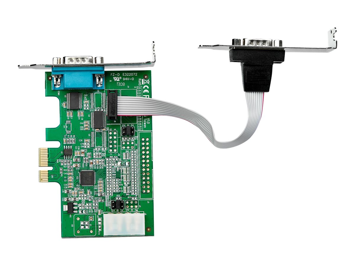 StarTech 2-Port PCIe RS232 Adapter mit 16950 UART