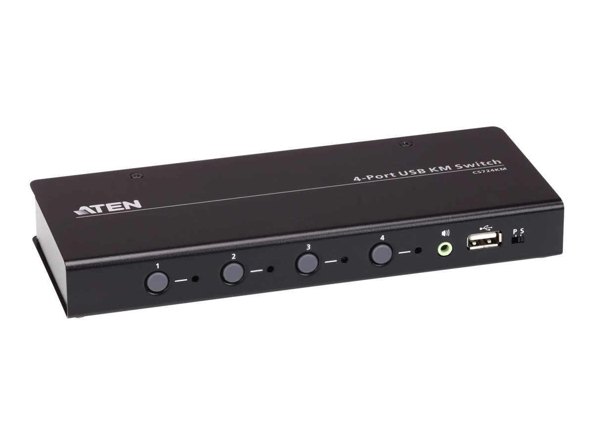 ATEN CS724KM 4-Port KVM/Audio/USB-Switch