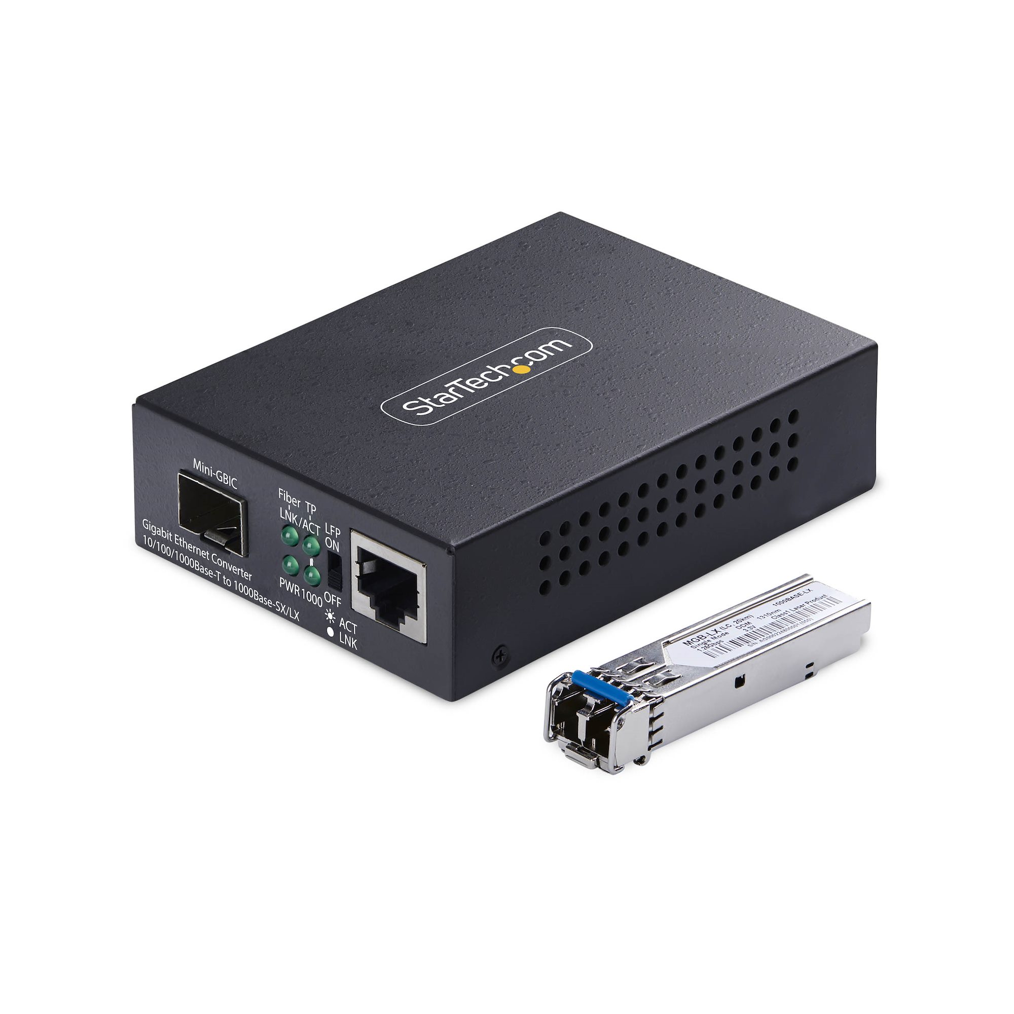 StarTech.com Medienkonverter 1 GbE Singlemode SM LC 20 km