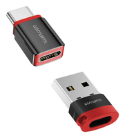 4smarts USB-C Datenblocker Adapter 2er Set schwarz