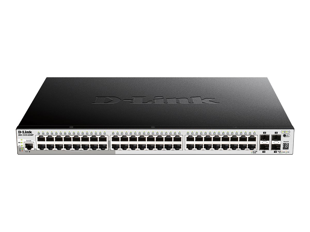 D-Link DGS-1510-52XMP 48-Port PoE+ Gigabit