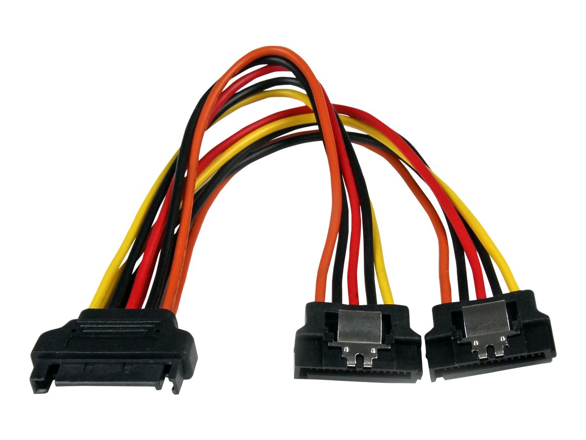 StarTech SATA Y-Stromadapter mit Verriegelungs-Clip 15cm