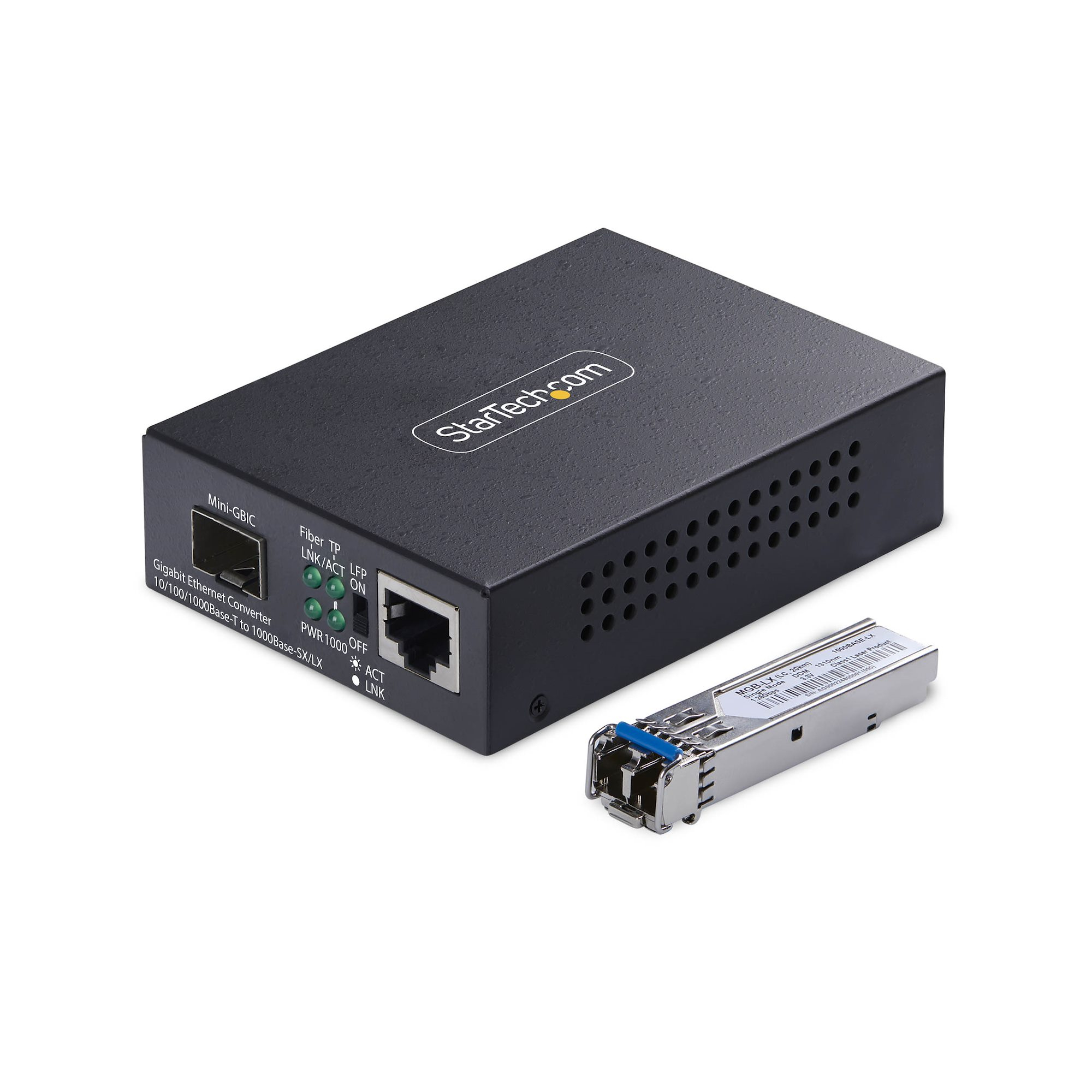 StarTech.com Medienkonverter Gigabit Singlemode SM LC 40 km