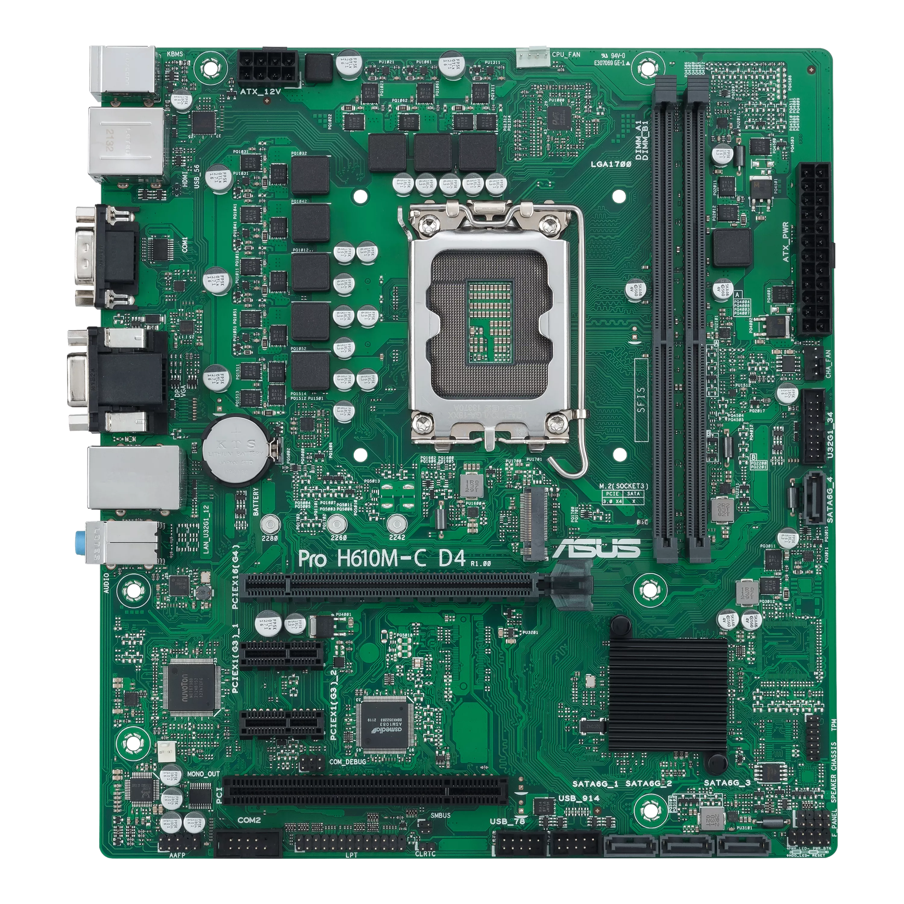 ASUS PRO H610M-C D4-CSM micro ATX LGA1700 H610