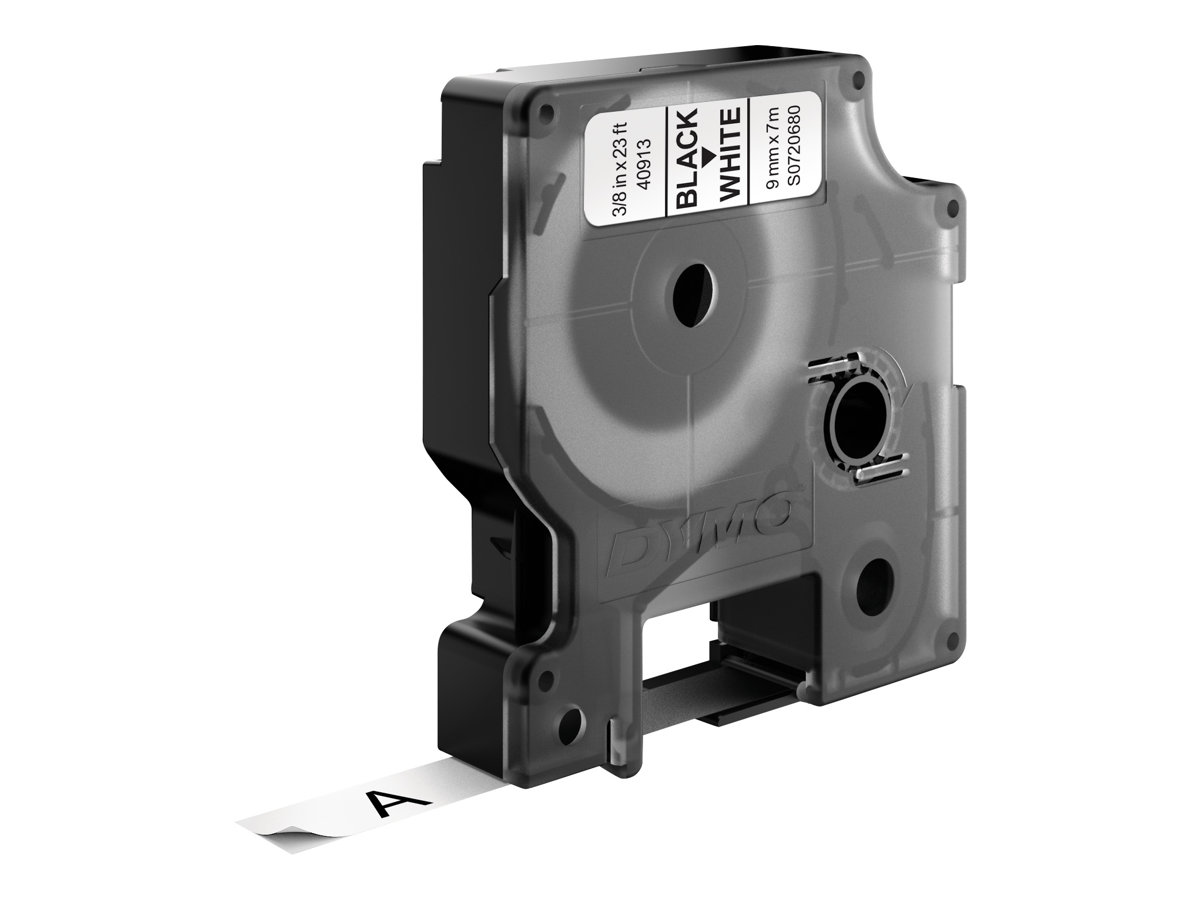 Dymo D1 9mm Schwarz auf Weiß