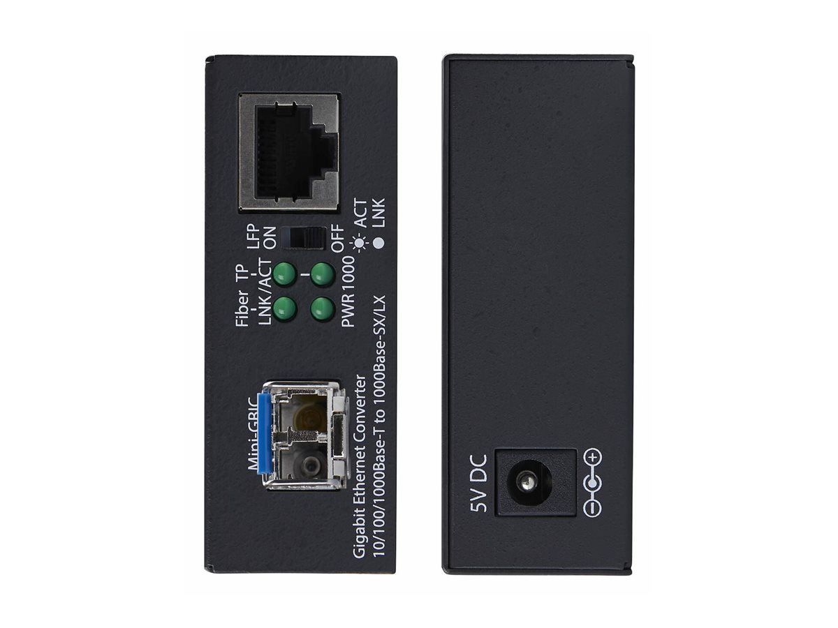 StarTech.com Medienkonverter 1 GbE Singlemode SM LC 20 km