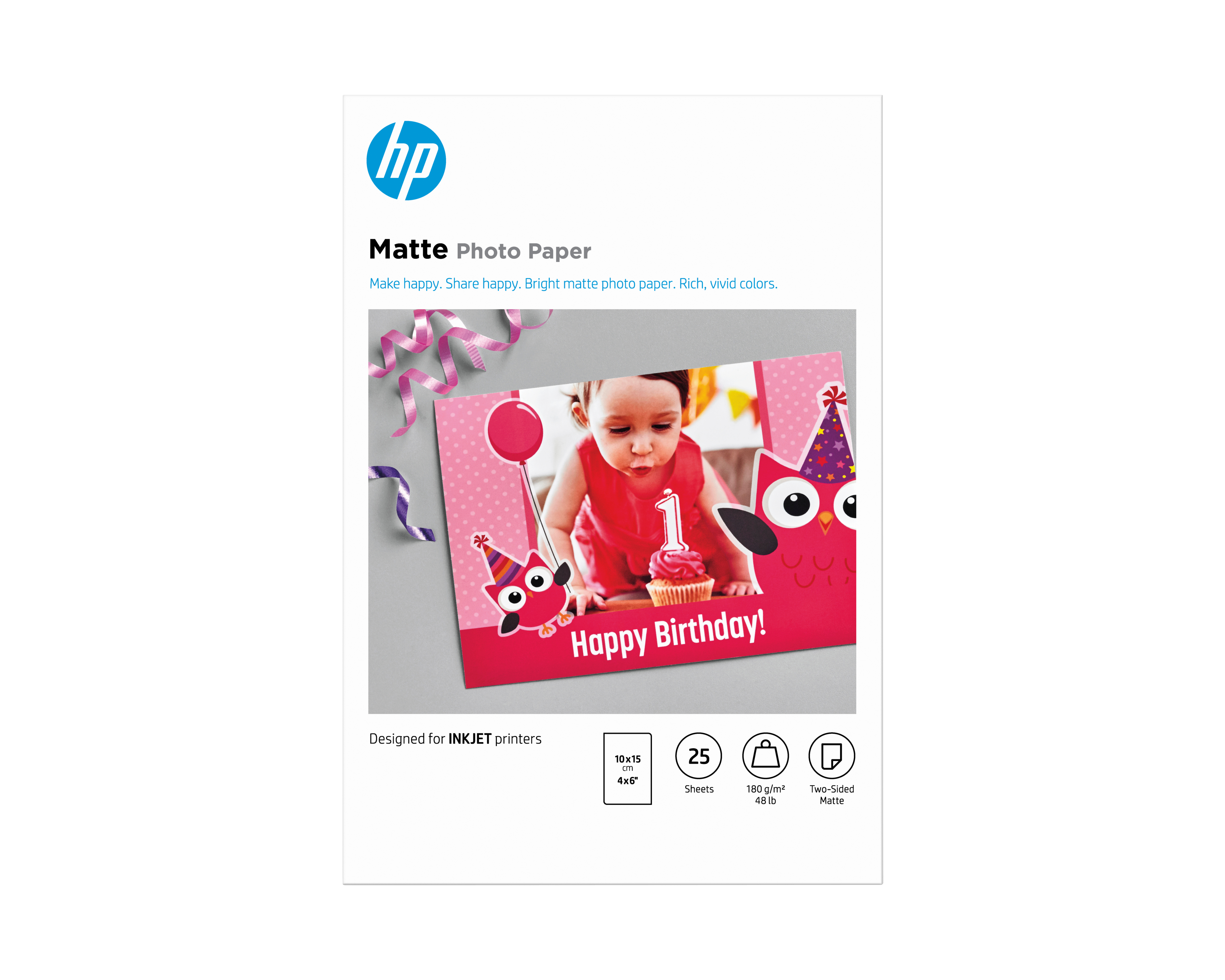 HP Fotopapier Matt 8,8 mil 180 g/m²