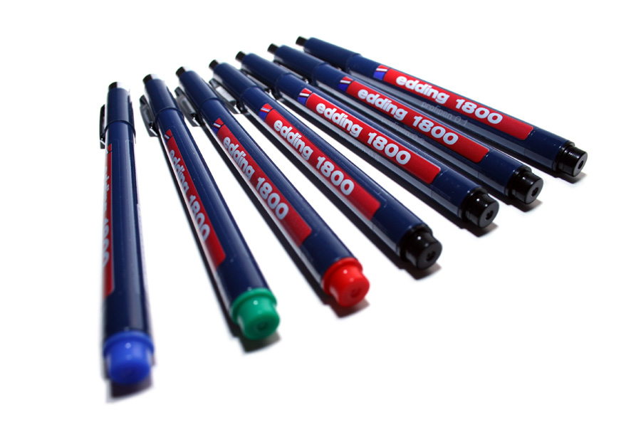 Edding 1800 Fineliner Rot 0,35 mm