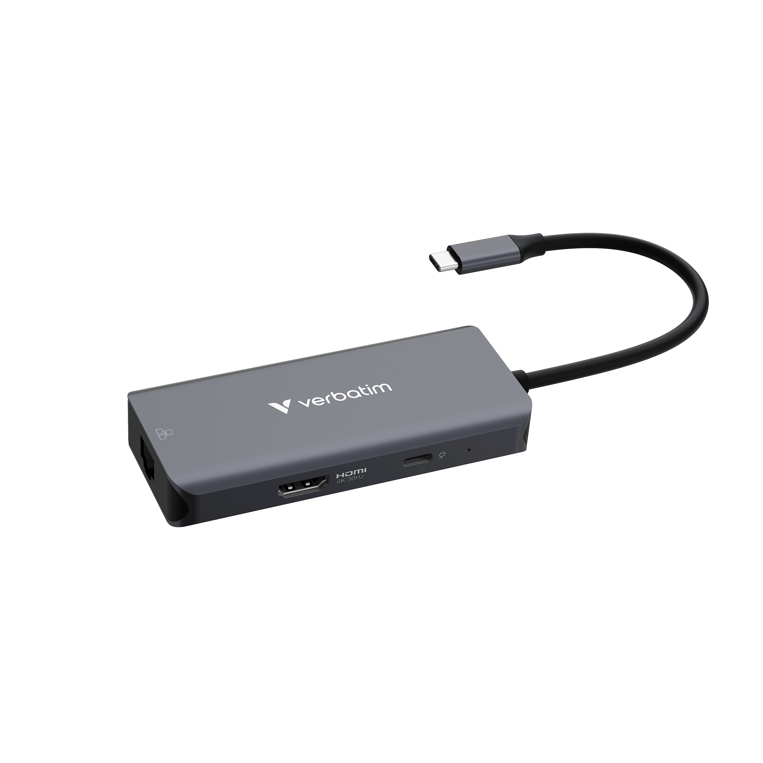 Verbatim Essentials Multiport Hub 6-Port USB-C RJ45