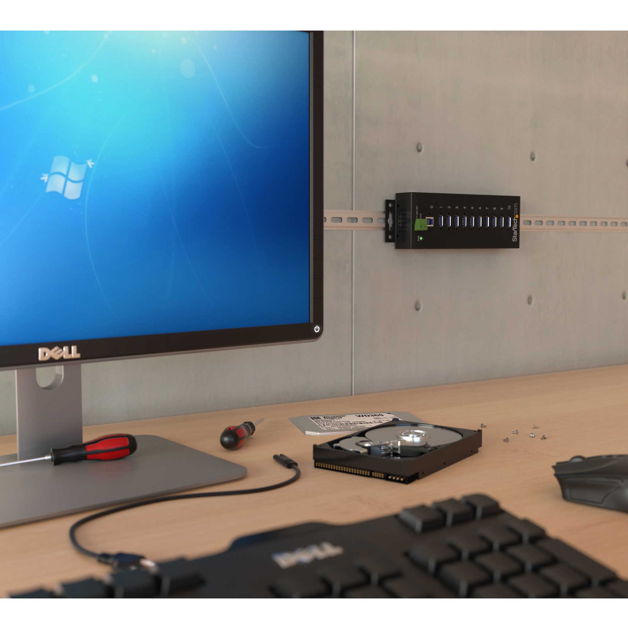 StarTech.com USB 3.0 Hub 10 Port