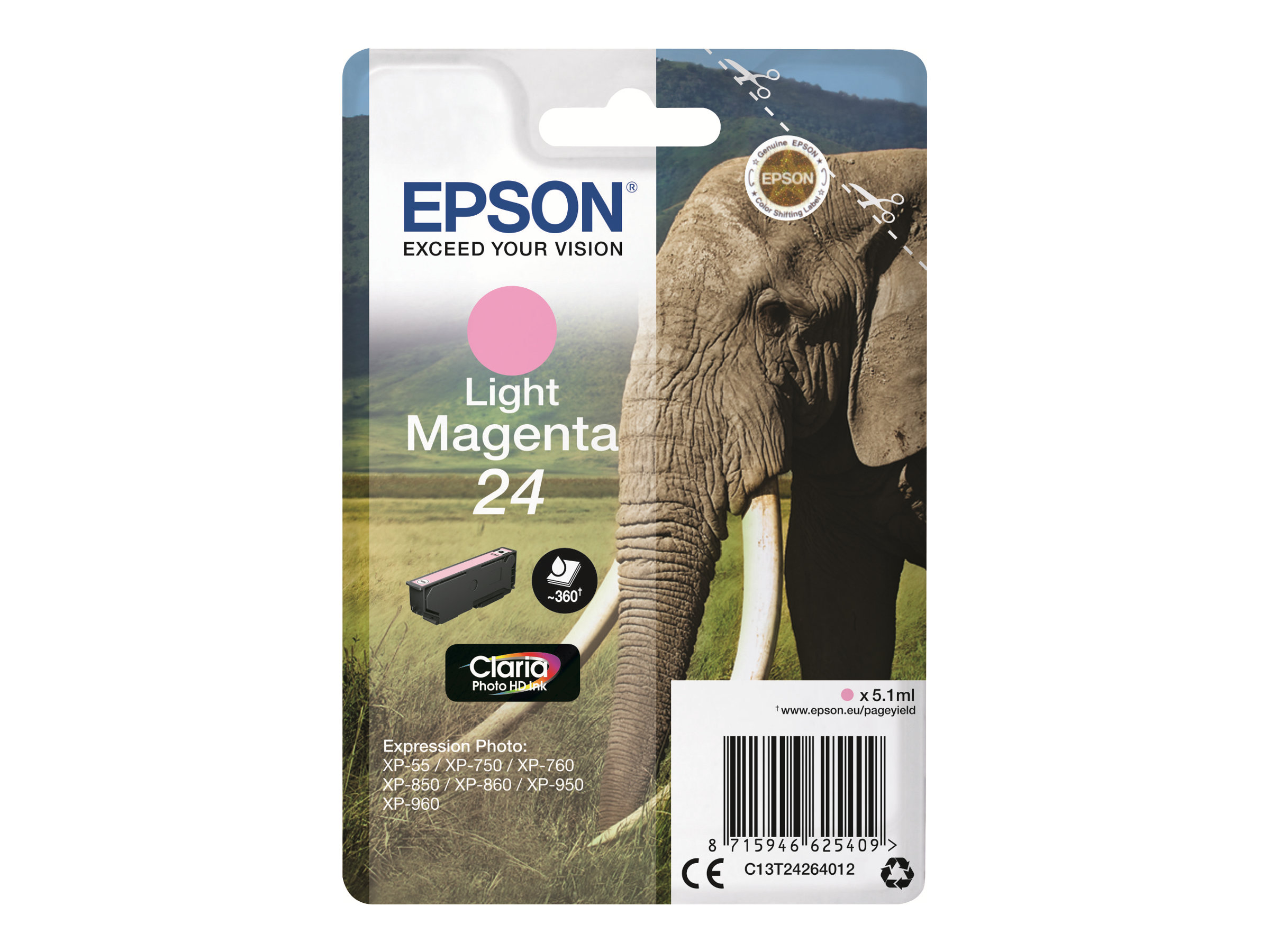 EPSON 24 T2426 light magenta Druckerpatrone