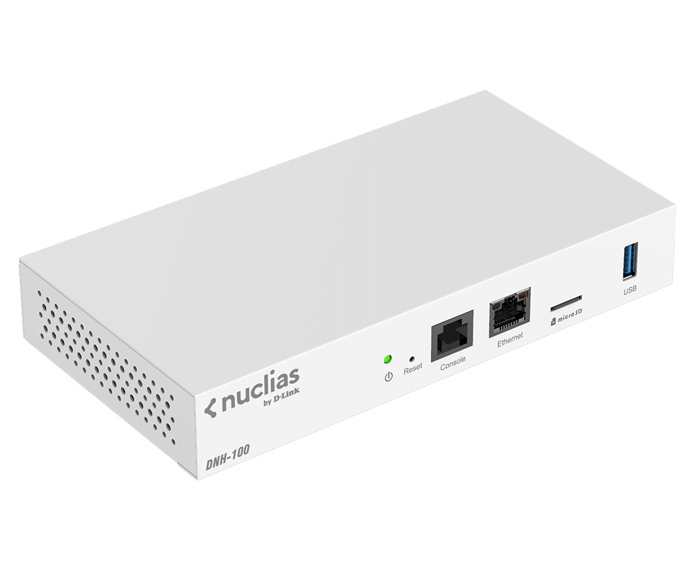 DLINK DNH100 Nuclias Connect Hub 1x GigabitPort 1x Konsolenport 1x USB 30 1 x microSD Verwaltung von bis zu 100 APs