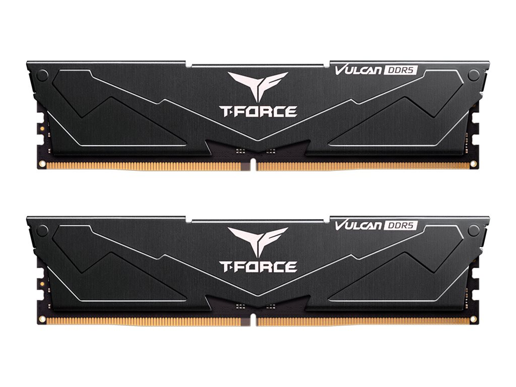 32GB KIT 2x16GB PC 6000 Team TForce Vulcan FLBD532G6000HC38ADC01 schwarz