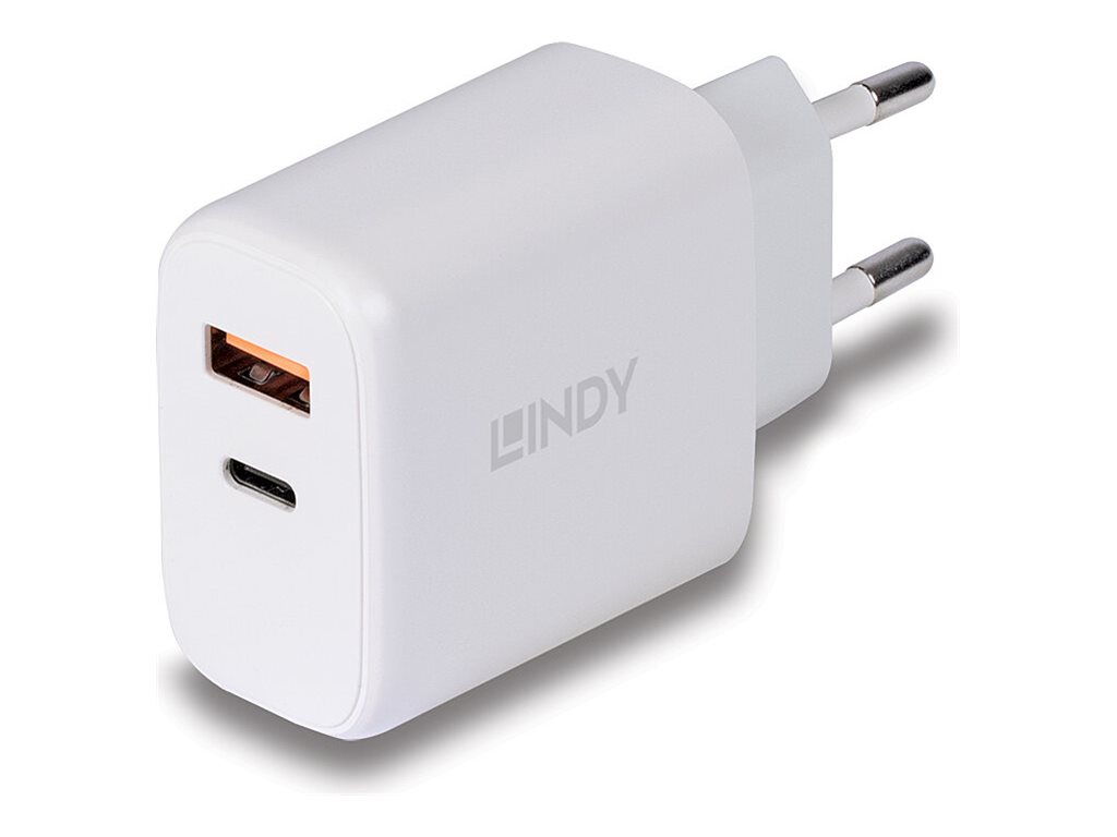 Lindy Netzteil 30W PD 3.0 USB-A USB-C