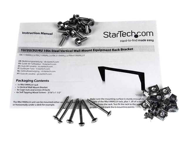 StarTech.com 2U 19-Zoll Wandmontage Rack